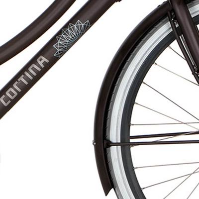 Cortina spatbord voor 28 e-roots tr espresso brown matt