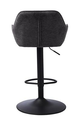 Nordic Home Lanny barstoel geblokt - donkergrijs