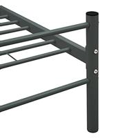 Bedframe metaal grijs 140x200 cm - thumbnail