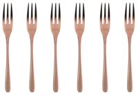 Sambonet gebaksvorkjes Taste koper set van 6 - thumbnail