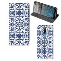 Nokia 2.4 Smart Cover Flower Blue - thumbnail