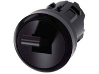 Siemens 3SU10003EA100AA0 3SU1000-3EA10-0AA0 Tuimelschakelaar IP66, IP67, IP69/IP69K 1 stuk(s) - thumbnail