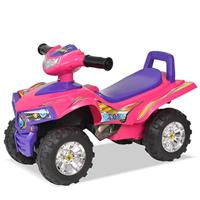 Loopquad met licht en geluid roze en paars - thumbnail