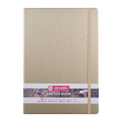 Schetsboek talens art creation 210x300mm witgoud Schetsboek talens art creation 210x300mm witgoud