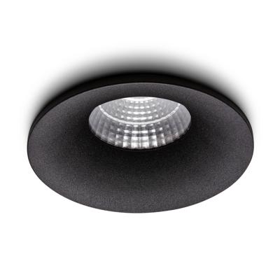 LED-inbouwspot Villa zwart 5W extra warm-wit 2700K