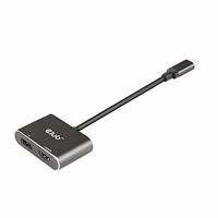 Club 3D MST Hub USB 3.2 Gen2 Type-C (DP™ Alt-Mode) op DisplayPort™ + HDMI™ 4K60Hz St./B. - thumbnail