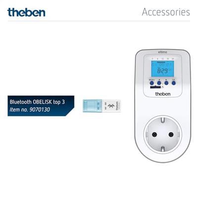 Theben 0200130 Schakelklok Digitaal Weekprogramma 2600 W Display-verlichting, Timer-functie, Programmeerfunctie