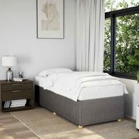 Bedframe zonder matras 80x200 cm stof taupe - thumbnail