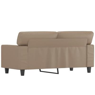 Tweezitsbank 120 cm kunstleer cappuccinokleurig Tweezitsbank 120 cm kunstleer cappuccinokleurig