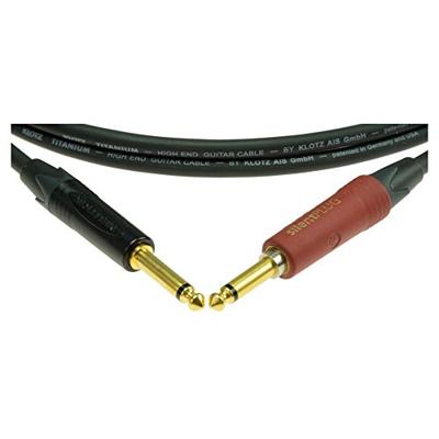 Klotz TI-0300PSP Titanium 2p jack-2p jack verguld silent plug gitaarkabel 3m