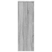 Plantenstandaards 2 st 33x33x100 cm bewerkt hout grijs sonoma - thumbnail