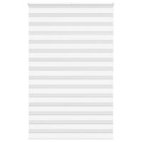 Zebra rolgordijn 145x200 cm stofbreedte 140,9cm polyester wit - thumbnail