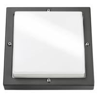 SG Lighting LED Bassi E27 grafiet vierkant 623180 buitenlamp 240x240x90mm - thumbnail