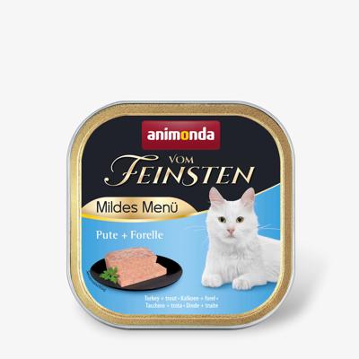 ANIMONDA Vom Feinsten Mildes Menu Turkey and trout - nat kattenvoer - 100g