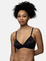 Niet voorgevormde Bh zonder beugel - Tiffany - Bralette met sluiting - Katoen - thumbnail