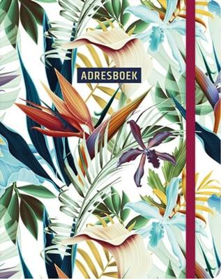 Adresboek (groot) Tropical - thumbnail