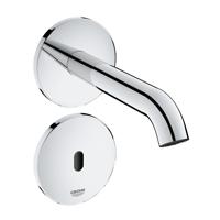 GROHE Essence Wastafelkraan Inbouw - uitloop 18.2cm - zonder waste - IR 230V zonder menging chroom 36447000 - thumbnail