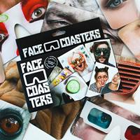 Gift Republic Face Coasters - Gift Republic Gezicht Onderzetters - thumbnail