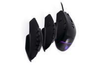 Gaming muis CoolBox ProSwap Zwart Modulair RGB - thumbnail