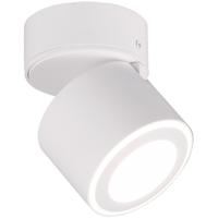 LED Plafondspot - Trion Tarus - 4W - Warm Wit 3000K - 1-lichts - Rond - Mat Wit - Aluminium - thumbnail