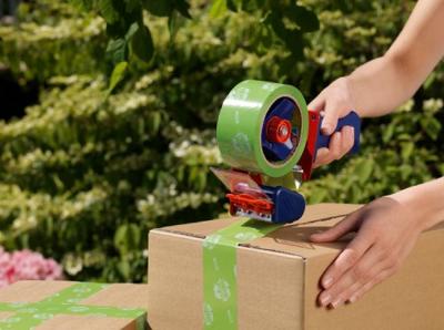 Tesa Eco & strong verpakkingstape - 66m x 50mm - thumbnail