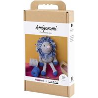 Creativ Company Hobbyset amigurumi, leeuw, marineblauw, lichtgrijs, 1 doos - thumbnail