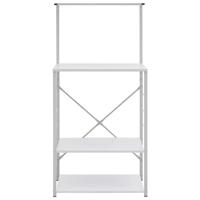 Magnetronkast 60x39,6x123 cm spaanplaat wit - thumbnail