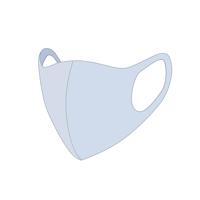 Mondkapje Blauw One Size - Uitwasbaar - thumbnail