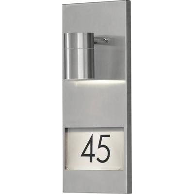 KonstSmide WandspotModena Adress RVS met huisnummer - 7655-000 - thumbnail