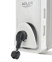 Adler AD 7808 electrische verwarming Binnen Wit 2000 W Olie elektrisch verwarmingstoestel - thumbnail