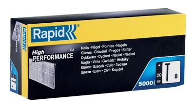 Rapid Nr. 8 brads 20 mm, 5.000 stuks - 40100533 - 40100533 Rapid Nr. 8 brads 20 mm, 5.000 stuks - 40100533 - 40100533