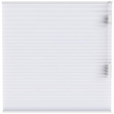 Fenstr plisségordijn Toronto dubbel 25mm lichtdoorlatend - sneeuwwit (10012) - Leen Bakker