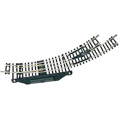 N Fleischmann rails (zonder ballastbed) 22273 Gebogen wissel, Elektrisch, Links 194.6 mm 42 ° 194.6 mm, 228.2 mm 1 stuk(s)