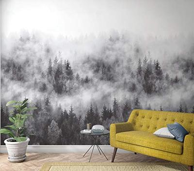 Noordwand Smart Art Easy Fotobehang bos in de mist 47268