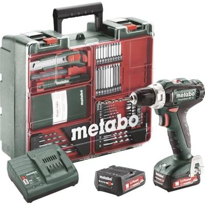 Metabo boor-/schroefmachine set "powermaxx bs 12 mobile werkstatt" mobile workshop 12v powermaxx bs