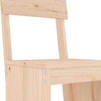 5-delige Barset massief grenenhout - thumbnail