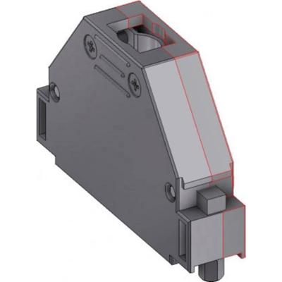 Deltron Connectors CTLM37RM3 D-sub behuizing Aantal polen: 37 Kunststof, gemetalliseerd 180 ° Metaal 1 stuk(s)