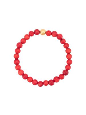 Nialaya Jewelry faceted bead bracelet - Red