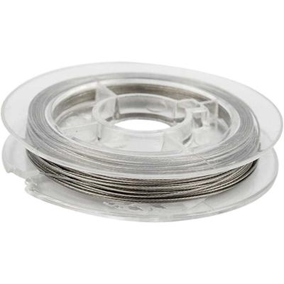 Creativ Company Sieradendraad, dikte 0,38 mm, zilver, 10 m/ 1 rol