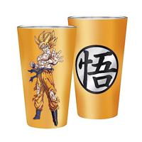 Dragon Ball - Super Saiyan Goku Large Glass - thumbnail
