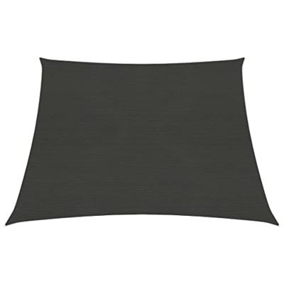 VidaXL Zonnezeil 160 g/m² 3/4x3 m hdpe antracietkleurig VidaXL Zonnezeil 160 g/m² 3/4x3 m hdpe antracietkleurig