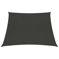 VidaXL Zonnezeil 160 g/m² 3/4x3 m hdpe antracietkleurig - thumbnail