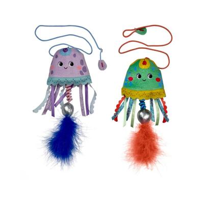KONG CAT TEASER JELLYFISH ASSORTI 81 CM KONG CAT TEASER JELLYFISH ASSORTI 81 CM