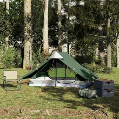 VidaXL Tent 2-persoons waterdicht groen