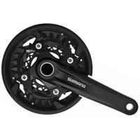 Shimano Crankstel mtb 3 x 10 speed fc-mt500 met 175mm crankarm/40-30-22t - zwart - thumbnail