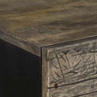 Hoge kast 60x33x110 cm massief mangohout - thumbnail