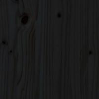 Plantenbak verhoogd hekontwerp 200x50x50 cm grenenhout zwart - thumbnail