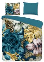 Good Morning Dekbedovertrek Lidy 155x220 Cm Petrol - thumbnail