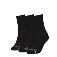 Calvin Klein Dames Sokken Athleisure 3-pack Zwart-One Size (37-41) - thumbnail