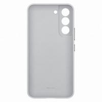 EF-VS901LJEGWW Samsung Leather Cover Galaxy S22 5G Light Grey - thumbnail